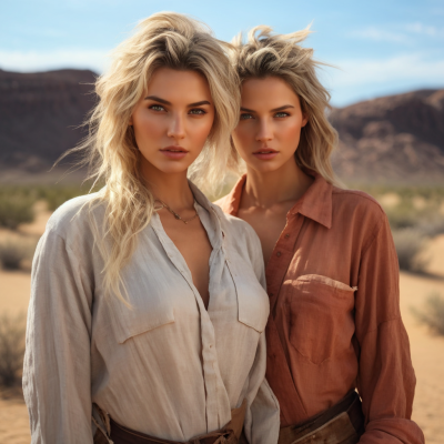 two-beautiful-women-desert-background-and-torn-linen-clothes-take-sony-a7iv-shaprp-focus-larger-69223238